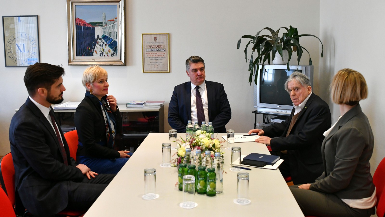 Croatian President Mr. Zoran Milanović visited the IUC